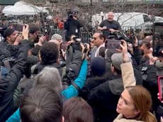 New Yorkers mock Santos as he appears at Trump arraignment rally: ‘George, you should have shown up in drag’