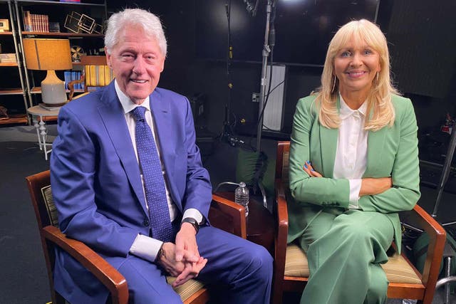 Bill Clinton spoke to RTE presenter Miriam O’Callaghan for a special programme on the Good Friday Agreement (RTE)