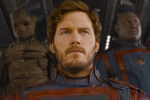 <p>Chris Pratt in ‘Guardians of the Galaxy Vol 3'</p>