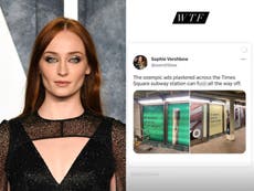 Sophie Turner condemns weight-loss drug ads in New York City subway: ‘WTF’