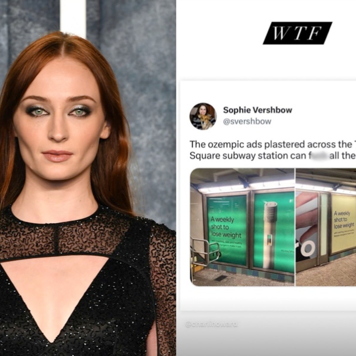 Sophie Turner condemns weight-loss drug ads in New York City subway: 'WTF'  | The Independent