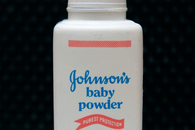 <p>Johnson & Johnson Talcum Powder </p>
