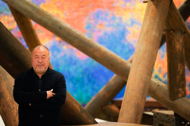 Ai Weiwei during a photo call (James Manning/PA)