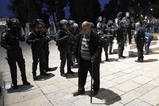 Israeli police fire stun grenades inside Al Aqsa mosque during holy month of Ramadan
