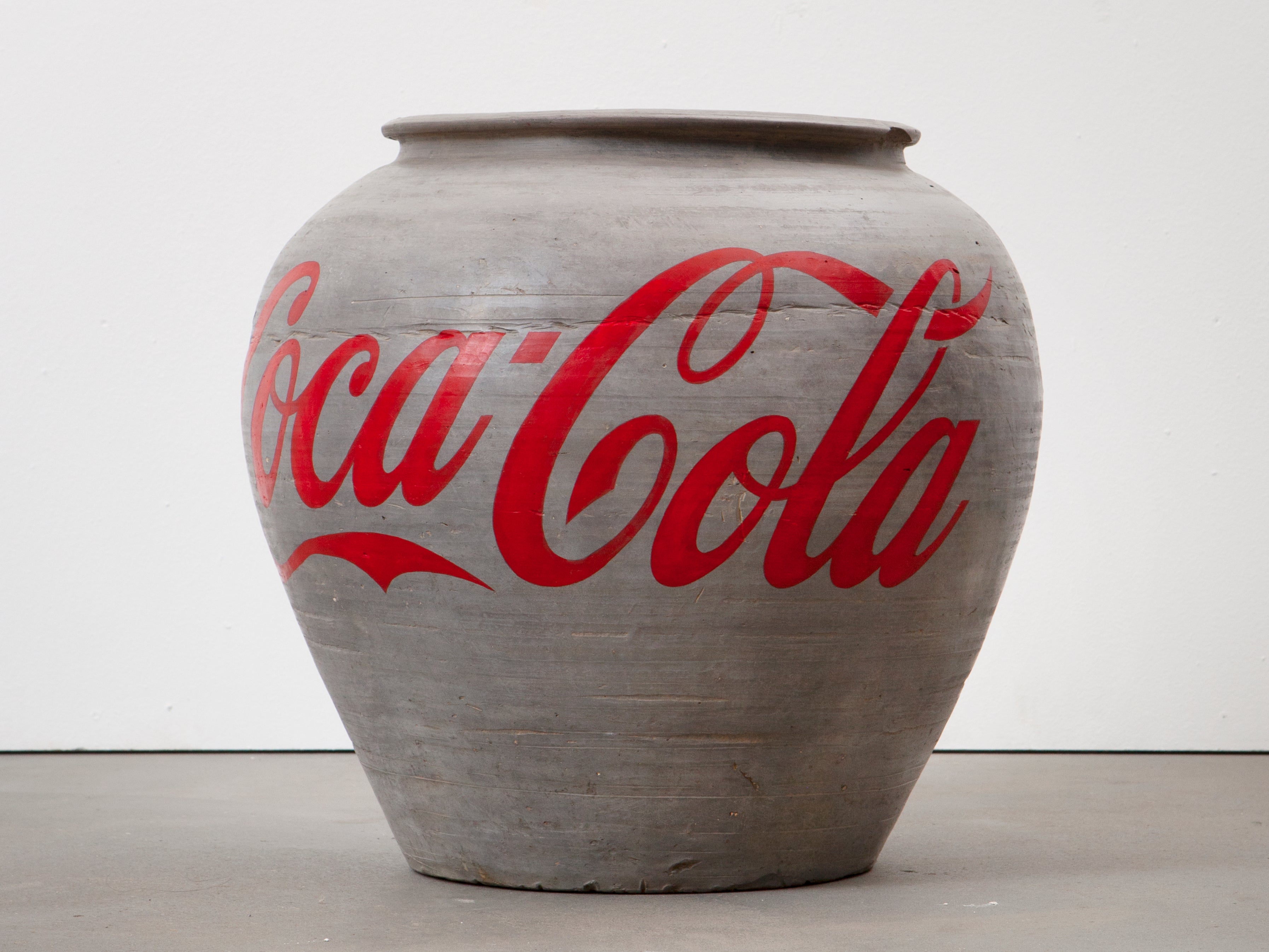 A Coca-Cola vase