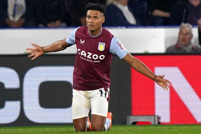 Ollie Watkins has been in impressive form since Unai Emery took over at Aston Villa (Tim Goode/PA)