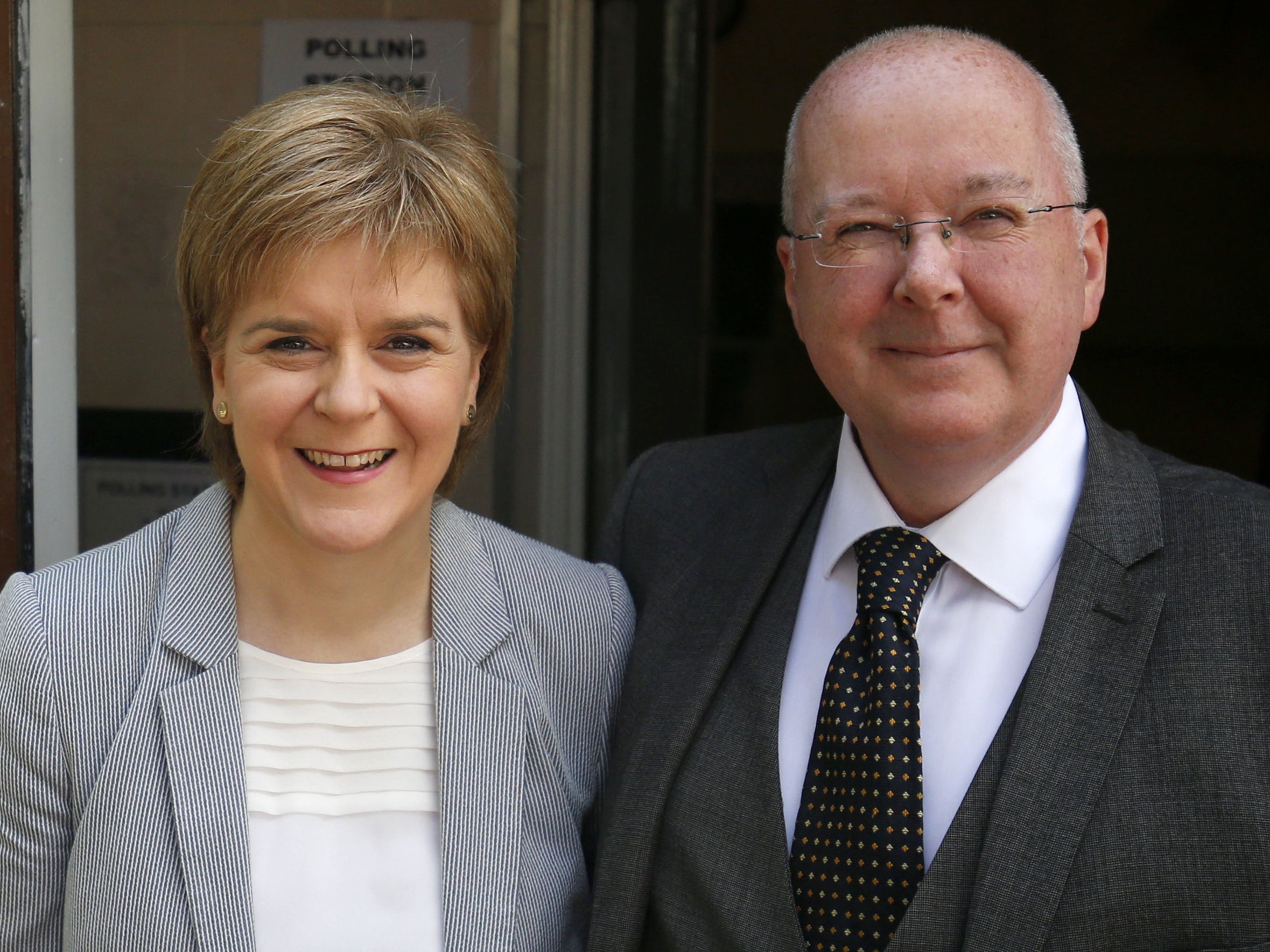 Nicola Sturgeon and Peter Murrell