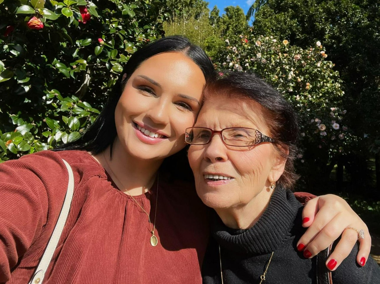 Claudia with her grandmother Galina