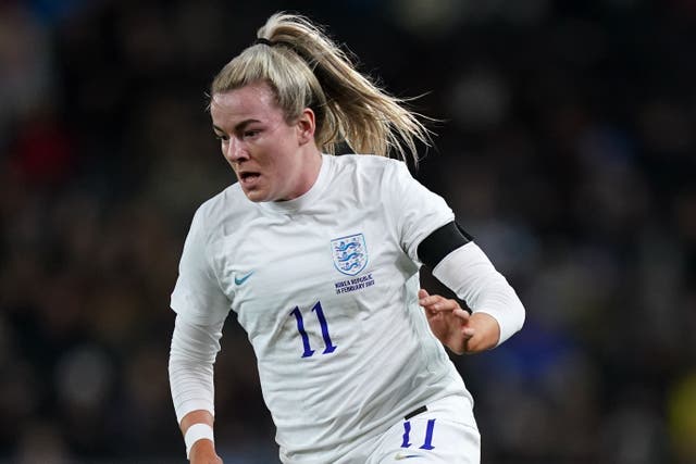 Lauren Hemp in action for England (Mike Egerton/PA)