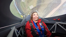 Watch: Pilot’s face immediately morphs as she experiences 9.5Gs during stunt flight