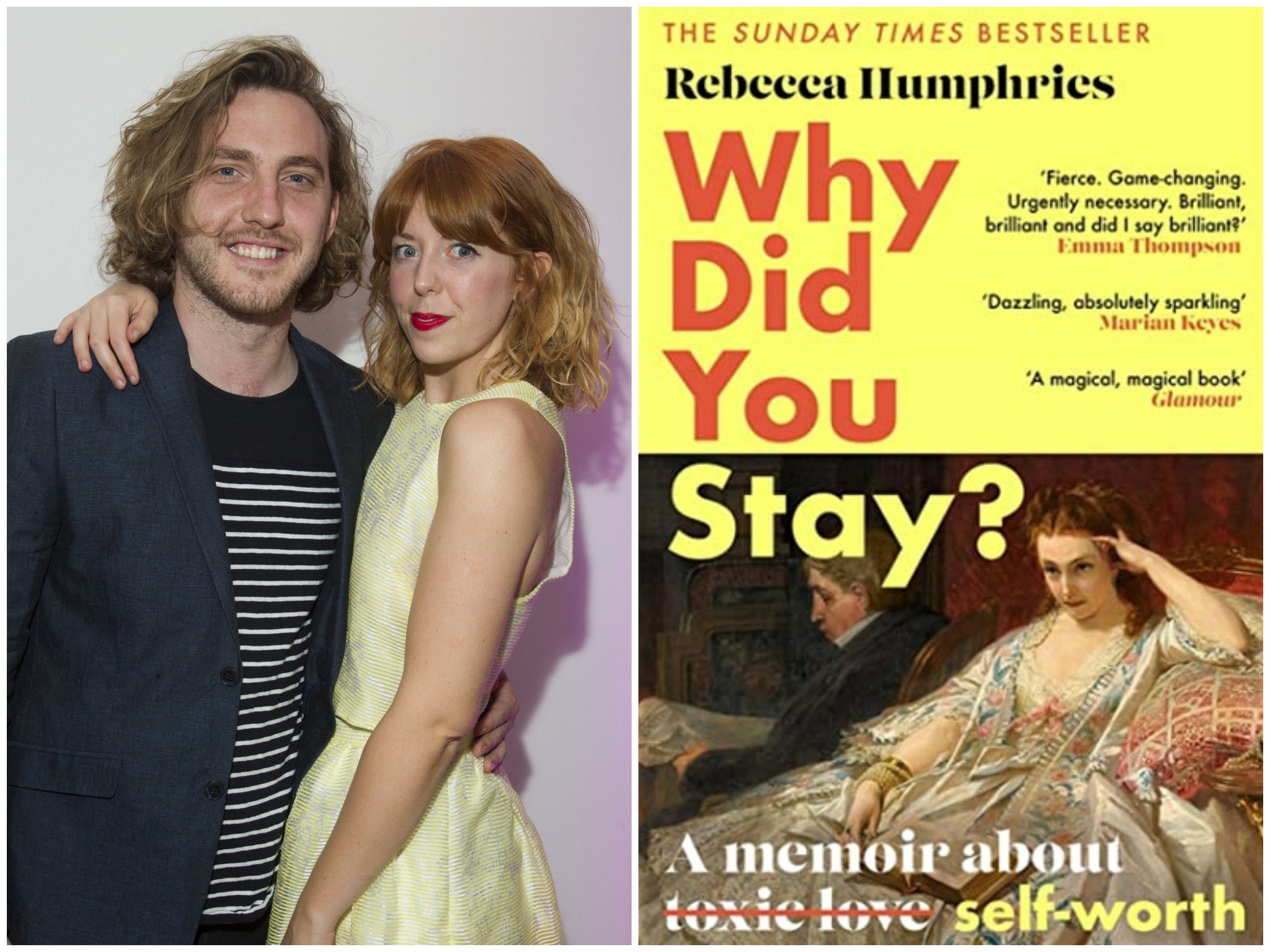 Seann Walsh and Rebecca Humphries, and her book ‘Why Did You Stay?’