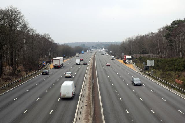 Smart motorway (Steve Parsons/PA)