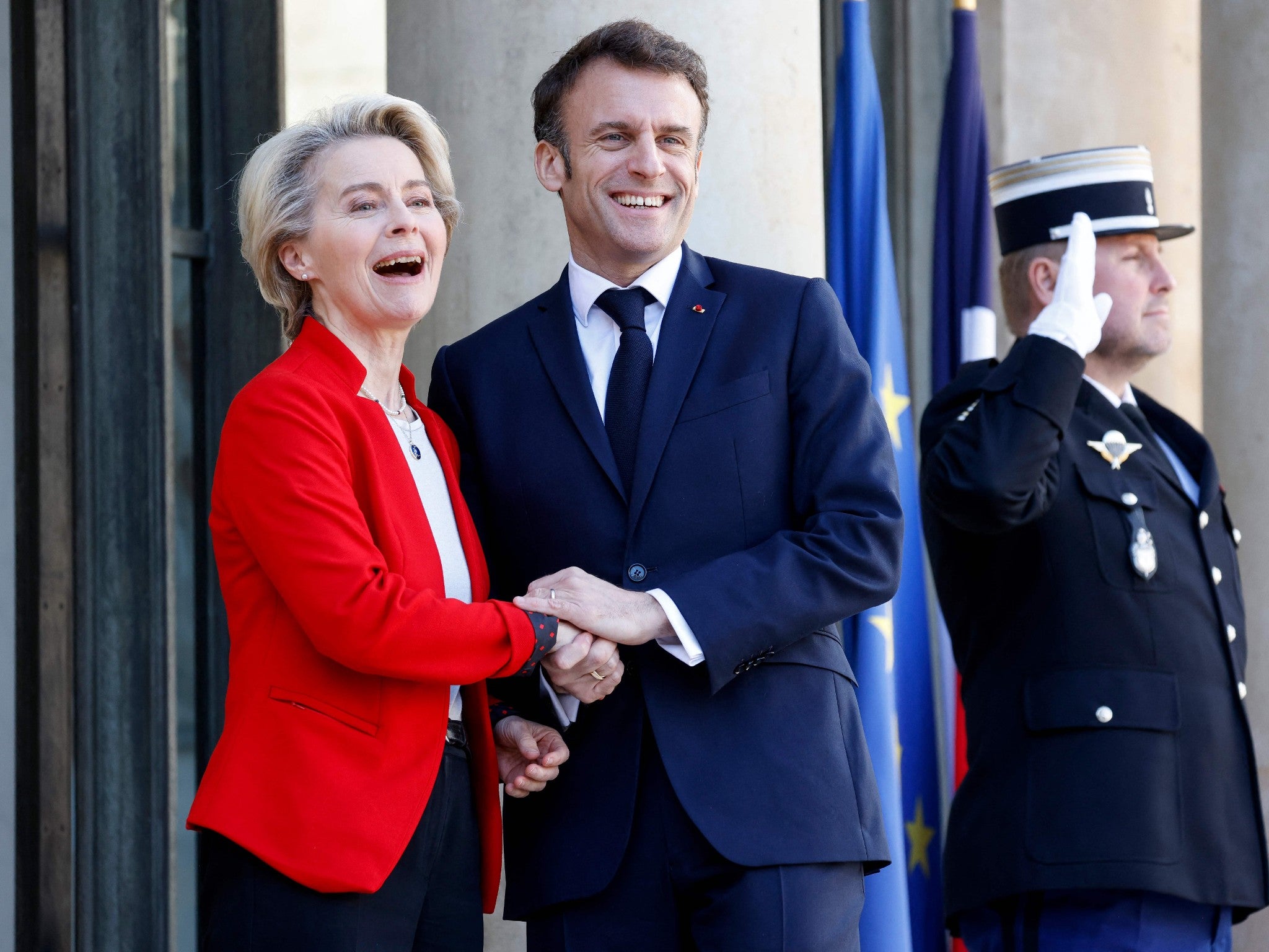 Why Macron and Von der Leyen face a tough trip to China – even if they are  all smiles on the surface | The Independent