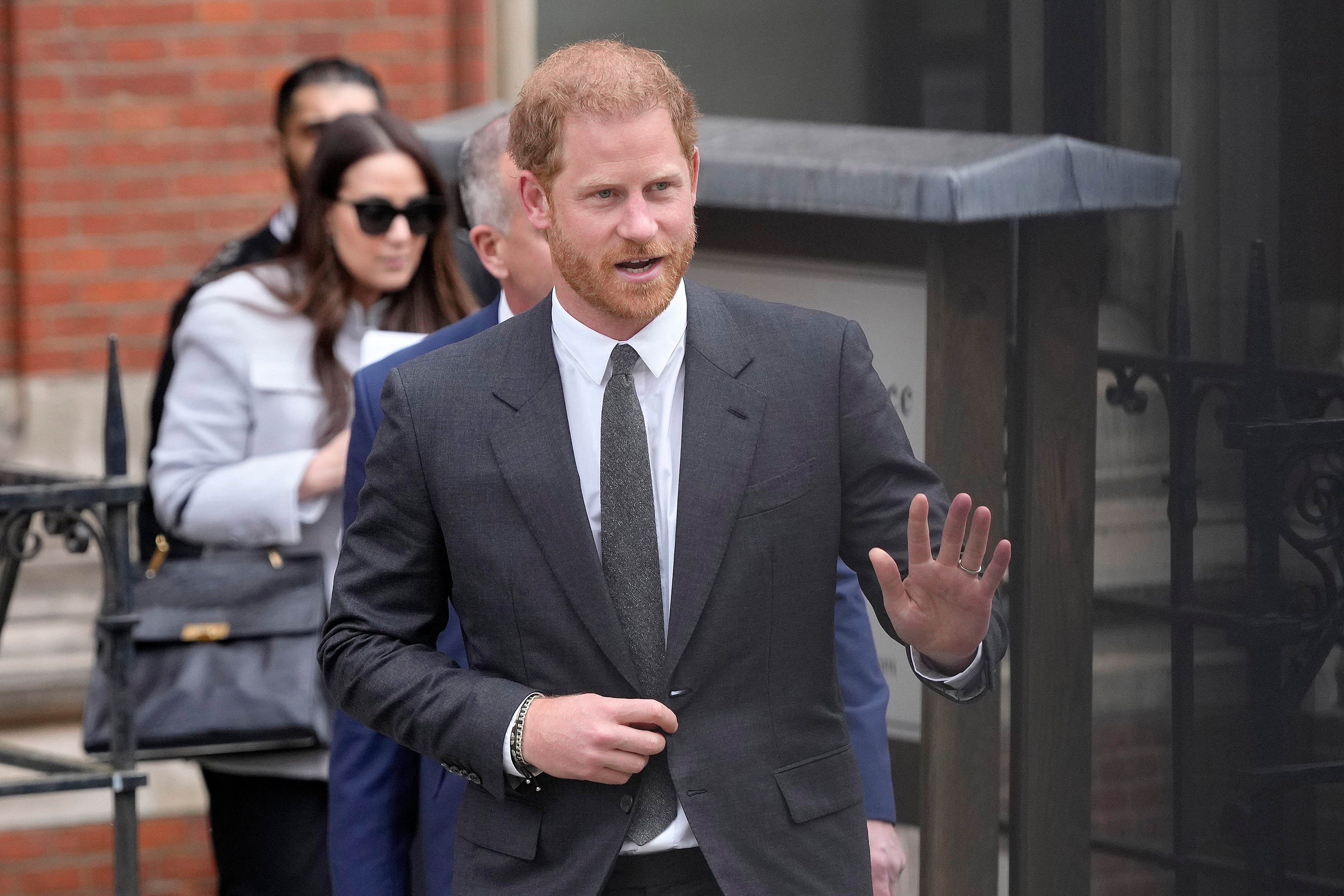 <p>Prince Harry is taking legal action against three newspaper groups in the UK as part of the long-running phone hacking scandal </p>