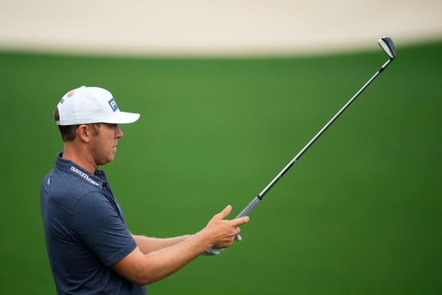 Seamus Power made a hole-in-one on consecutive holes in the par-three contest at the Masters (Matt Slocum/AP)