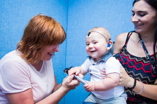 New test could reassure parents their babies’ hearing aids are working – study (University of Manchester/PA)