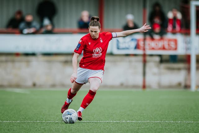 Nottingham Forest women’s captain Lyndsey Harkin is a working mum (NFFC handout/PA)