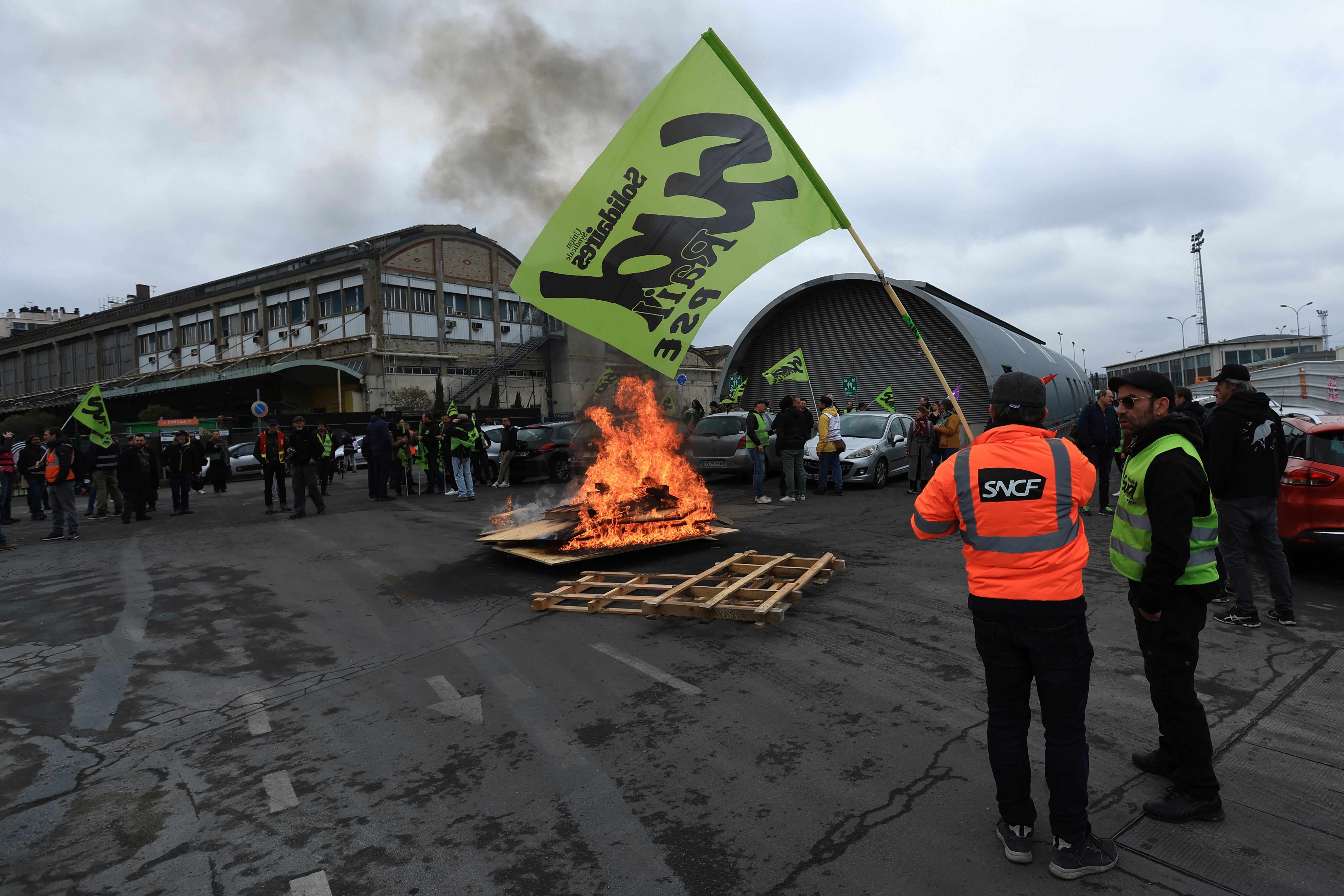 France Pension Protests