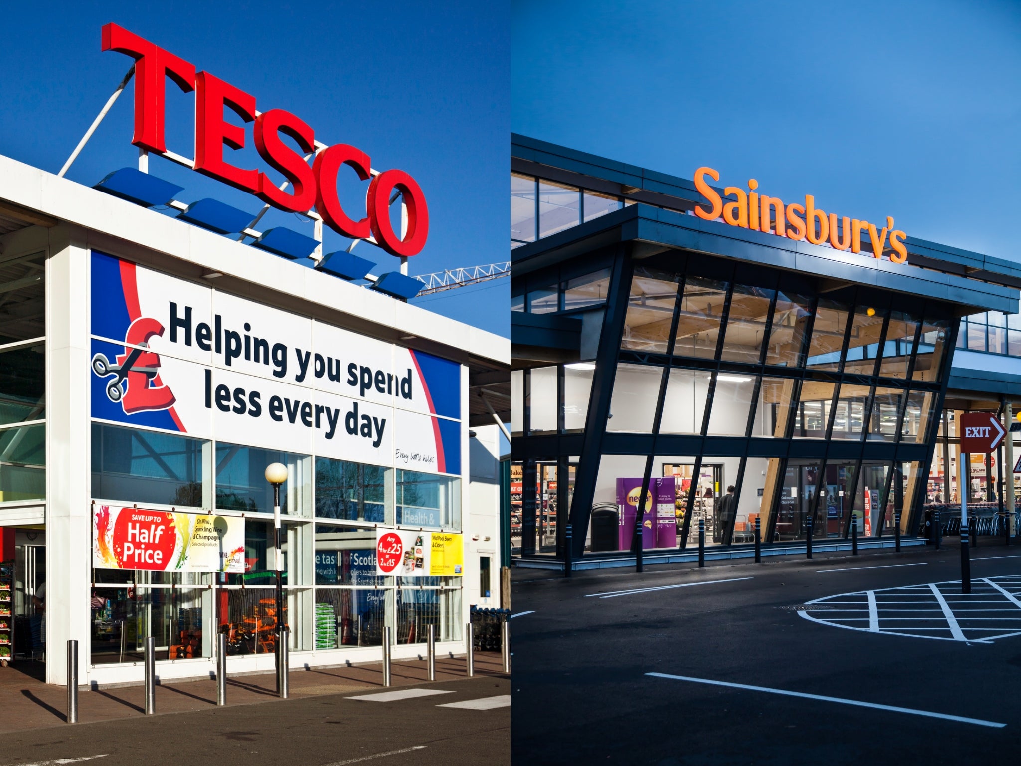 Supermarket opening times today When do Tesco Sainsbury s and