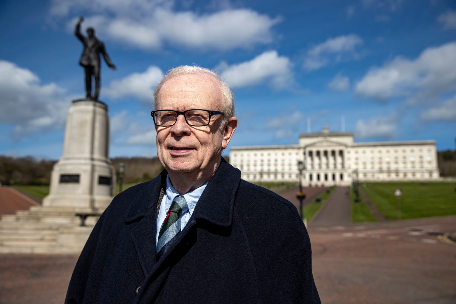 Former Ulster Unionist Party leader Lord Empey at Stormont ahead of the 25th anniversary of the Good Friday Agreement (Liam McBurney/PA)