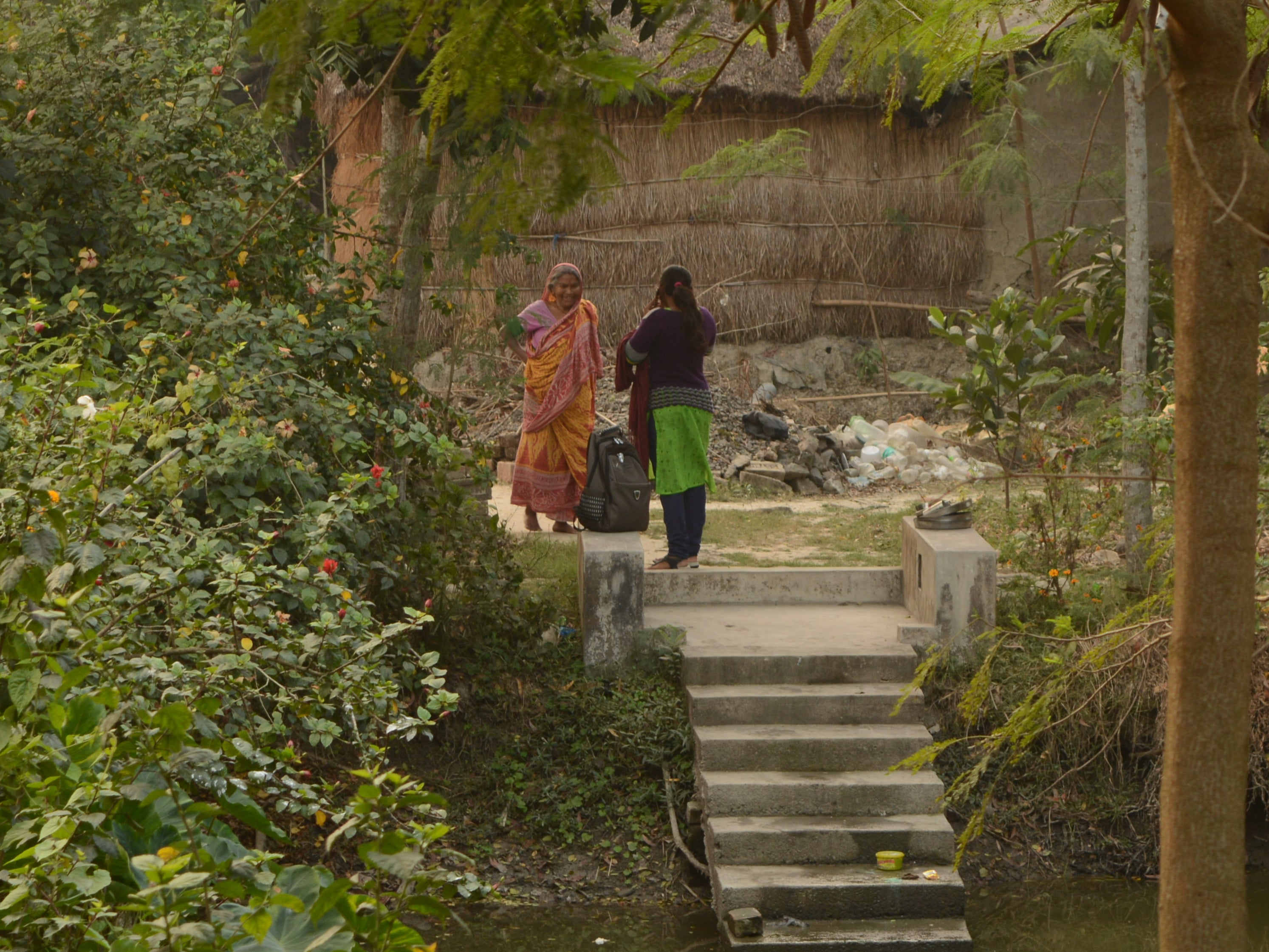 Aditi*, now 20, in her village in the district of South 24 Parganas