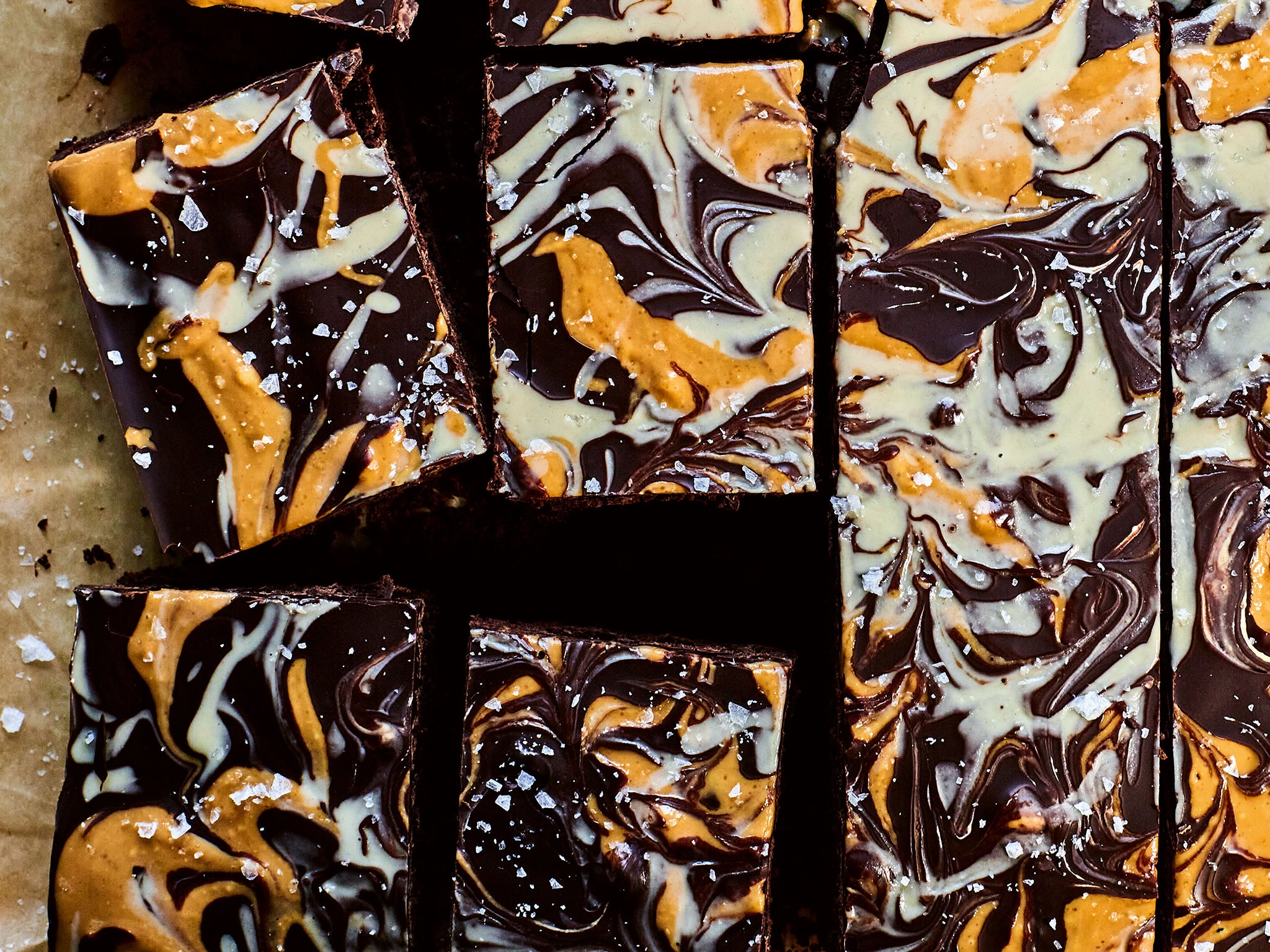 These brownies are nutty and delicious