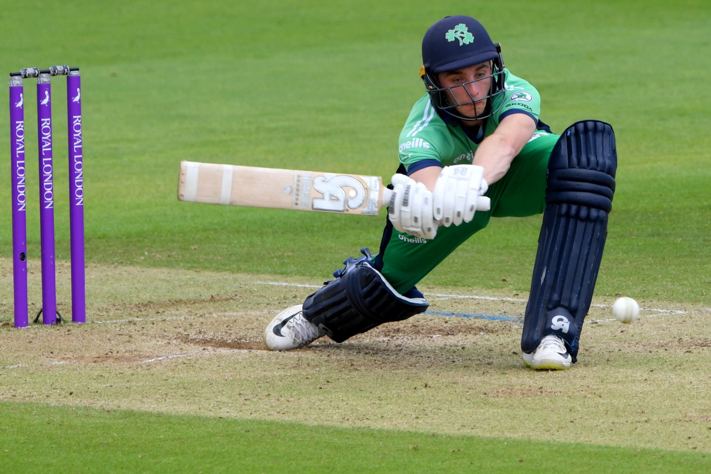 Lorcan Tucker became Ireland’s second Test centurion (Mike Hewitt/PA)