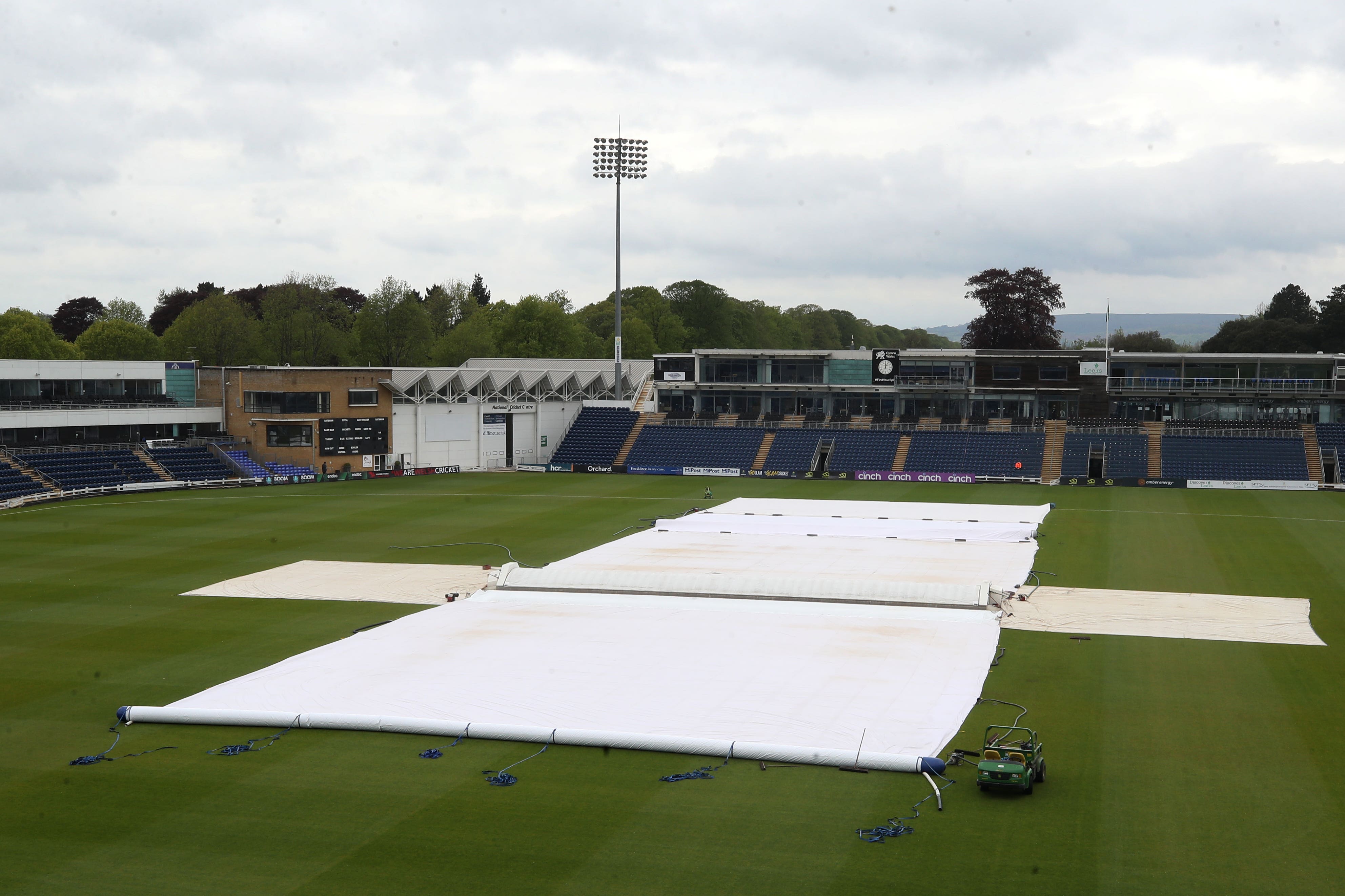 Glamorgan’s opening match of the season against Gloucestershire was held up by a faulty hover cover (Nick Potts/PA)