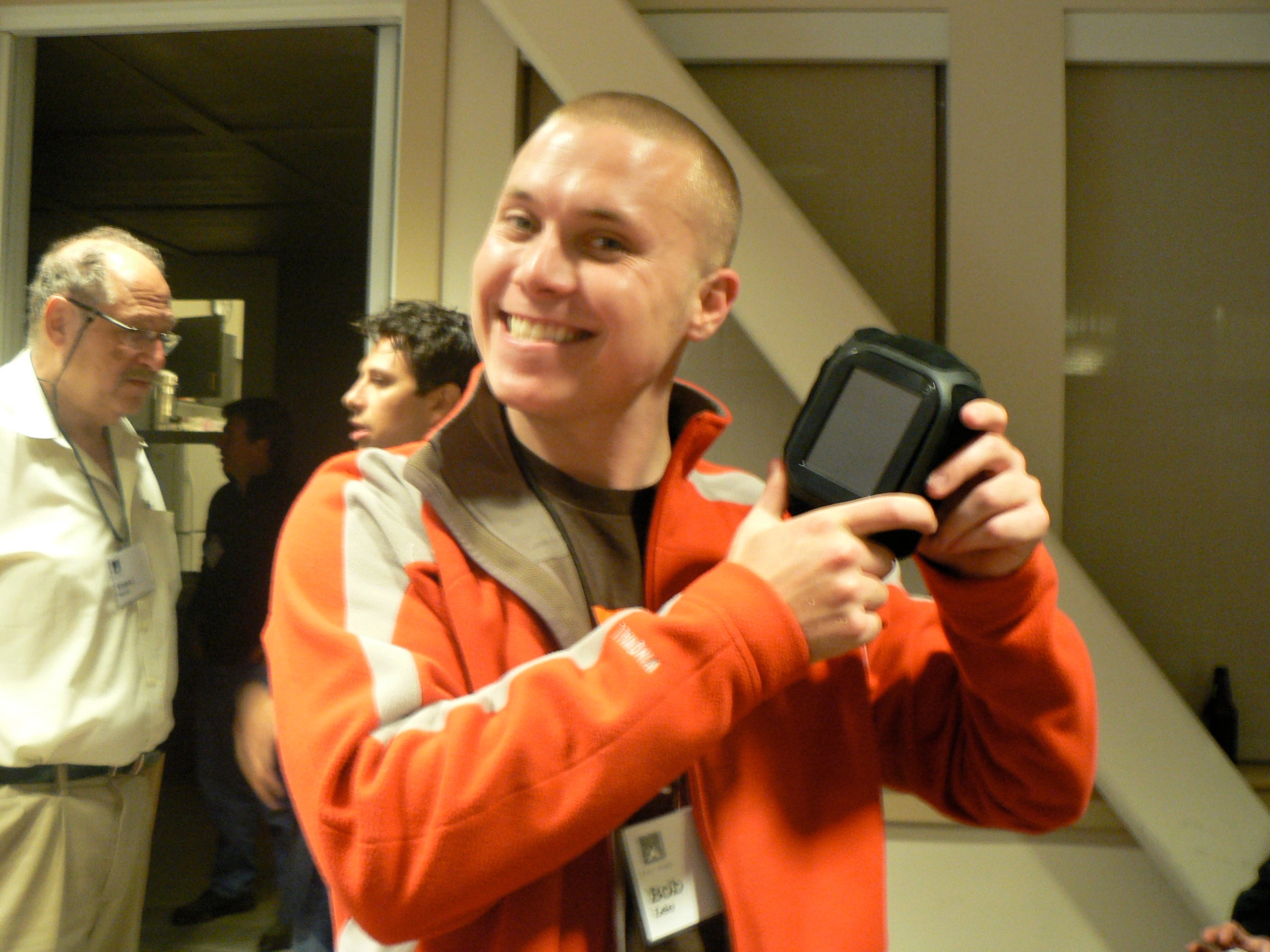 Bob Lee at a tech conference in his mid-20s in 2006
