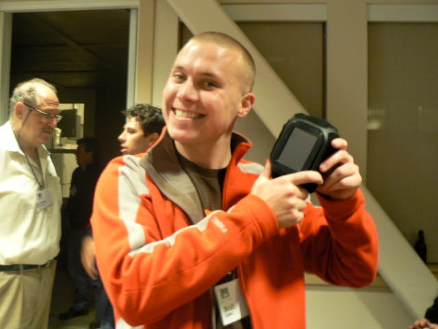 <p>Bob Lee at a tech conference in his mid-20s in 2006</p>