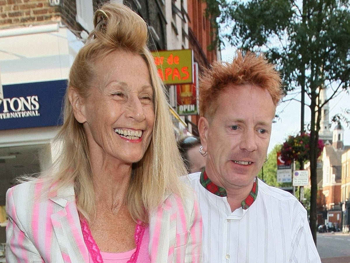 John Lydon’s wife, Nora Forster, was born in Germany before moving to London in the Sixties