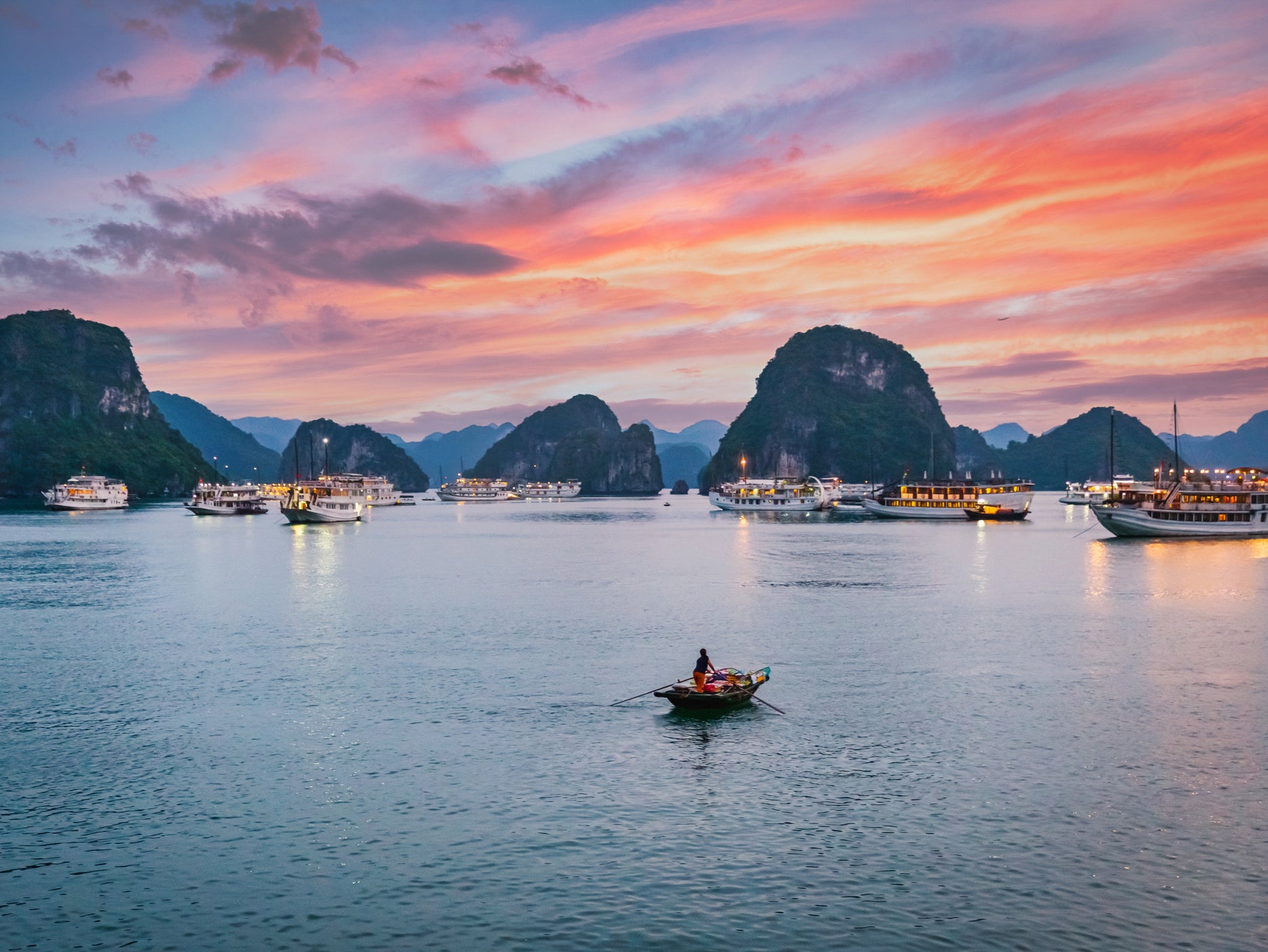 All aboard: be sure to sail the picturesque waters of Ha Long Bay