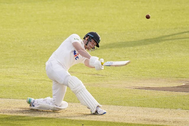 Finlay Bean hit the first century of the county season (Danny Lawson/PA)