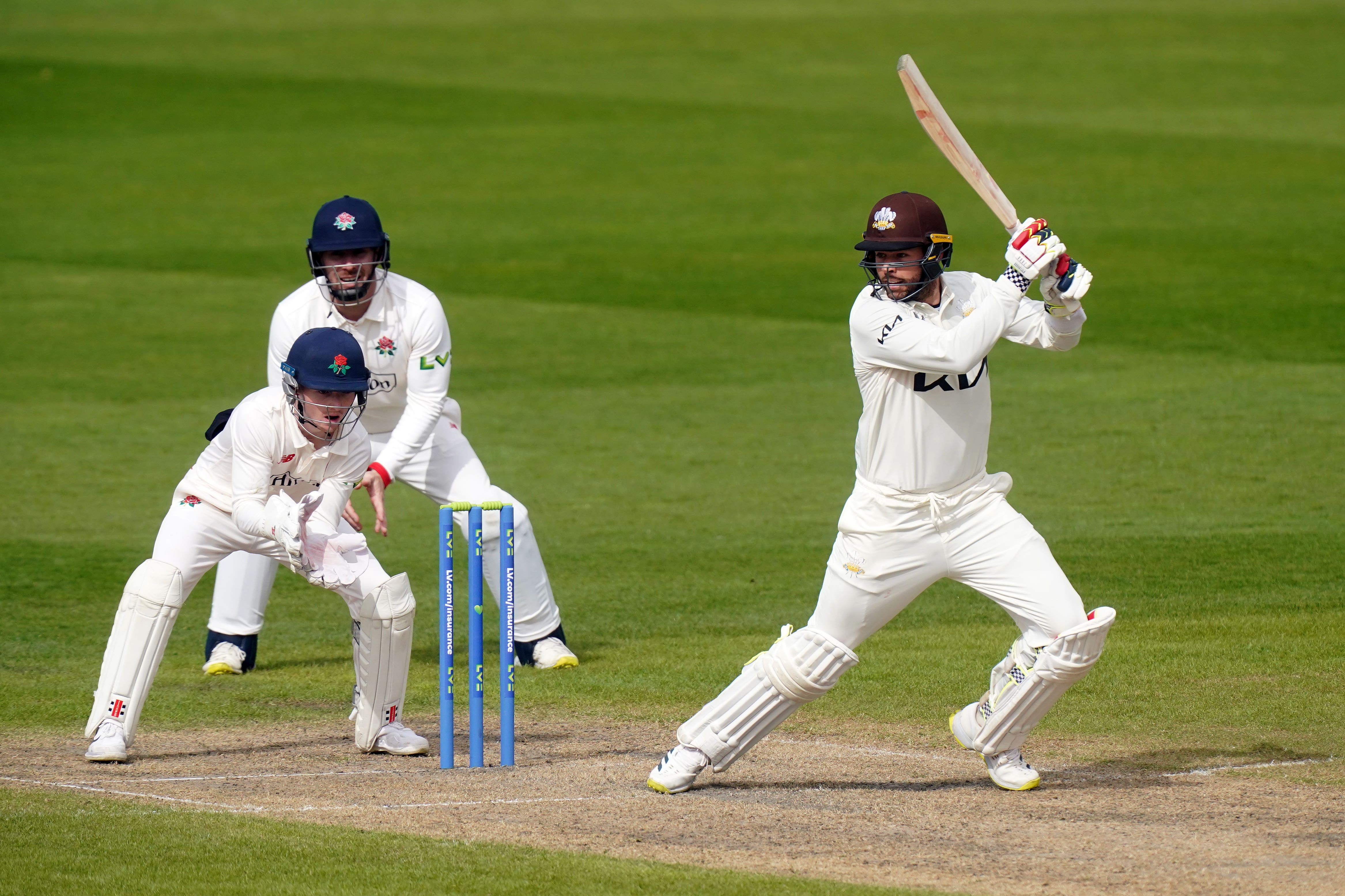 Ben Foakes helped Surrey make a strong start to their title defence against Lancashire (Mike Egerton/PA)