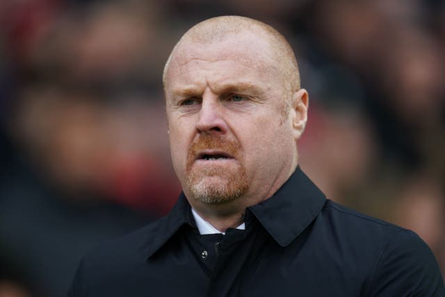 Everton manager Sean Dyche has attacked the modern culture of exaggerating injury (Nick Potts/PA)
