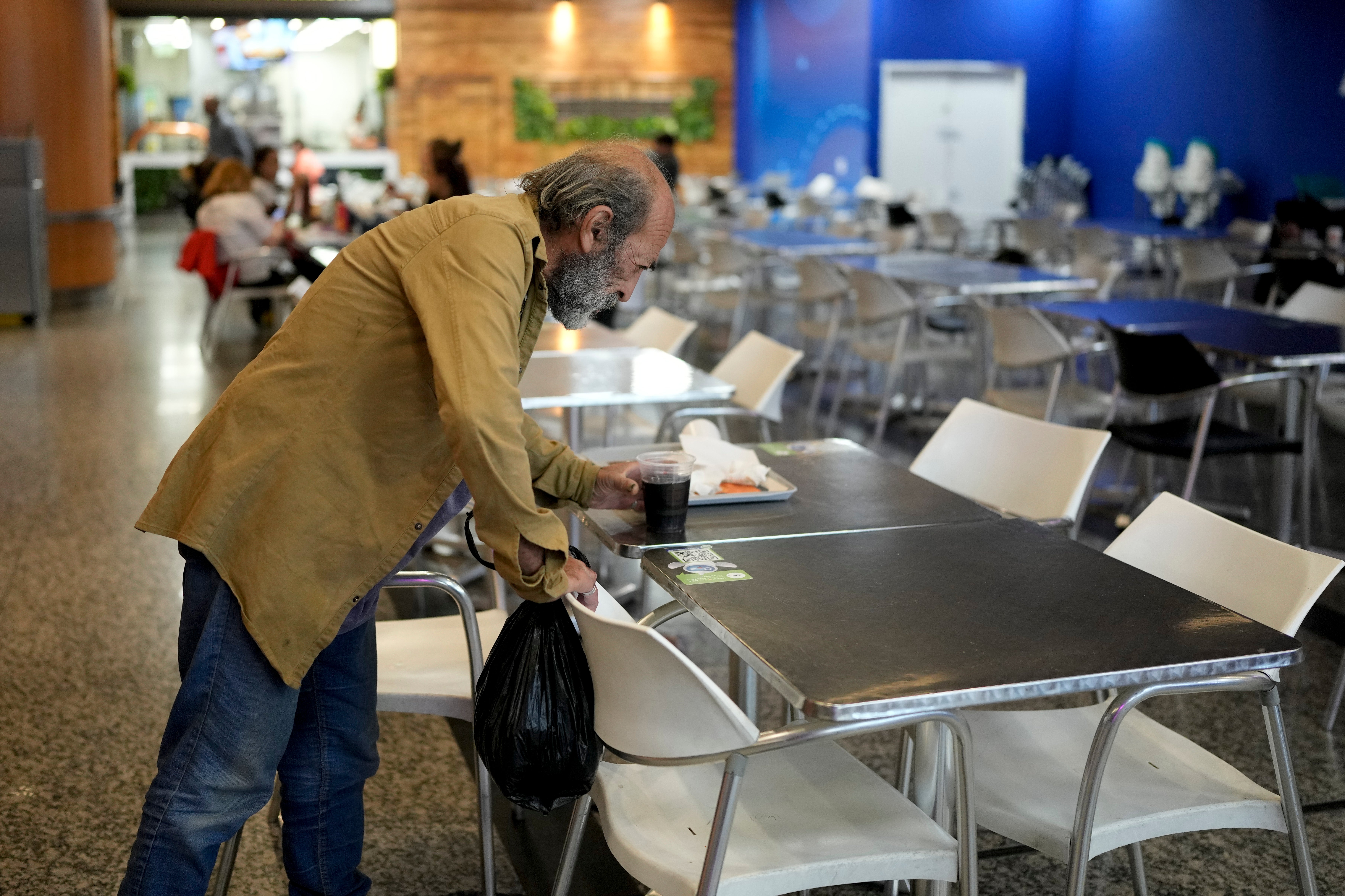 Argentina Homeless Living at the Airport