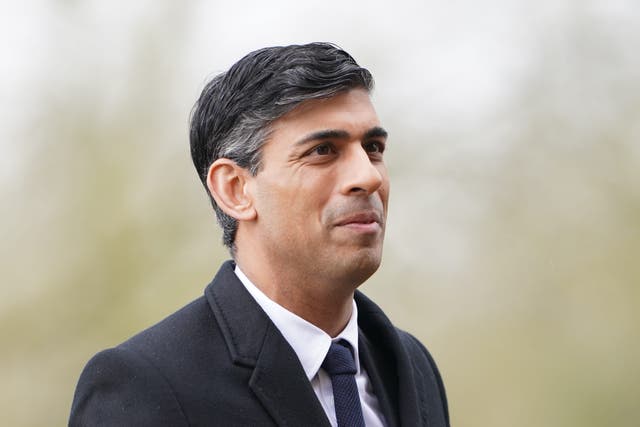 Prime Minister Rishi Sunak (Joe Giddens/PA)