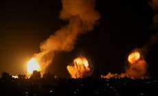Israel strikes Lebanon and Gaza Strip after rocket fire in major escalation