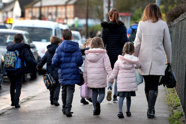 Fears about the cost of living outweigh those of mental health, climate change, social media and bullying for a third of UK parents, a survey suggests (PA)