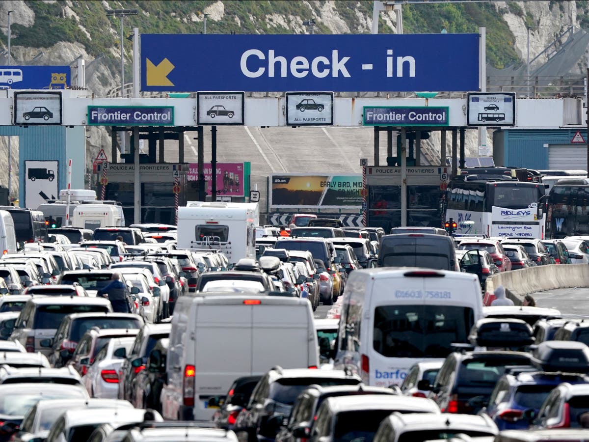 Holidaymakers warned of 90-minute waits at Dover and urged to bring supplies