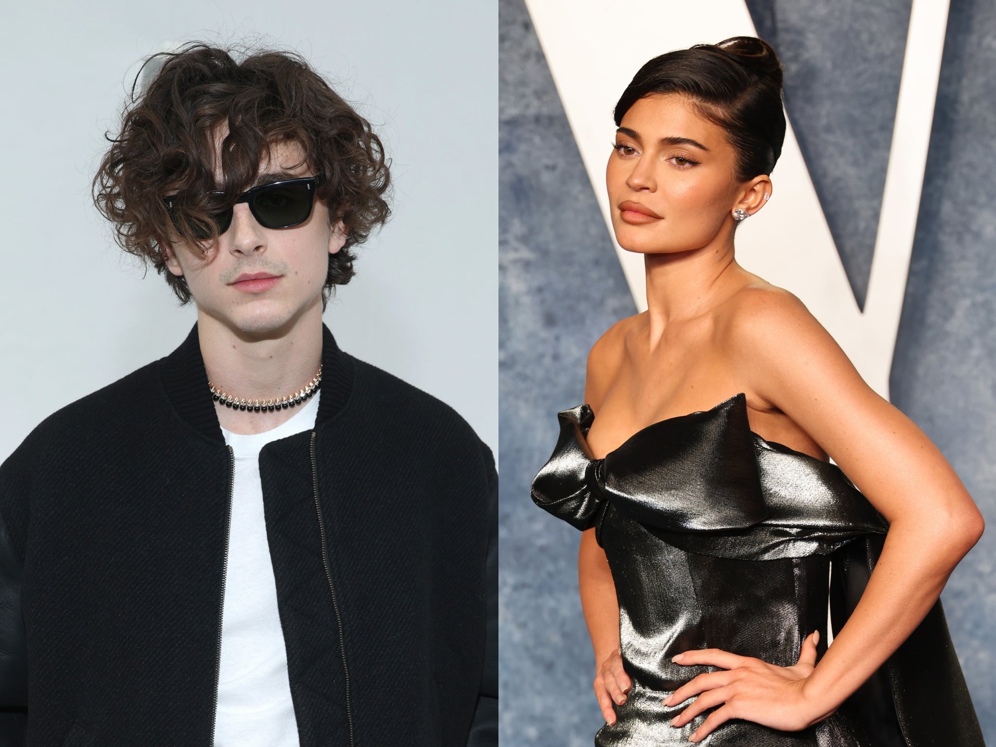 Timothee Chalamet and Kylie Jenner