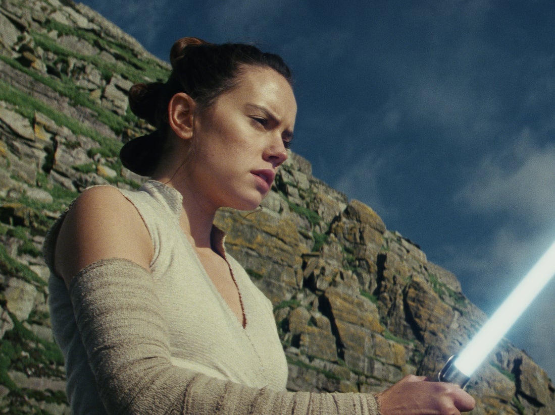 Daisy Ridley in ‘Star Wars: The Last Jedi'