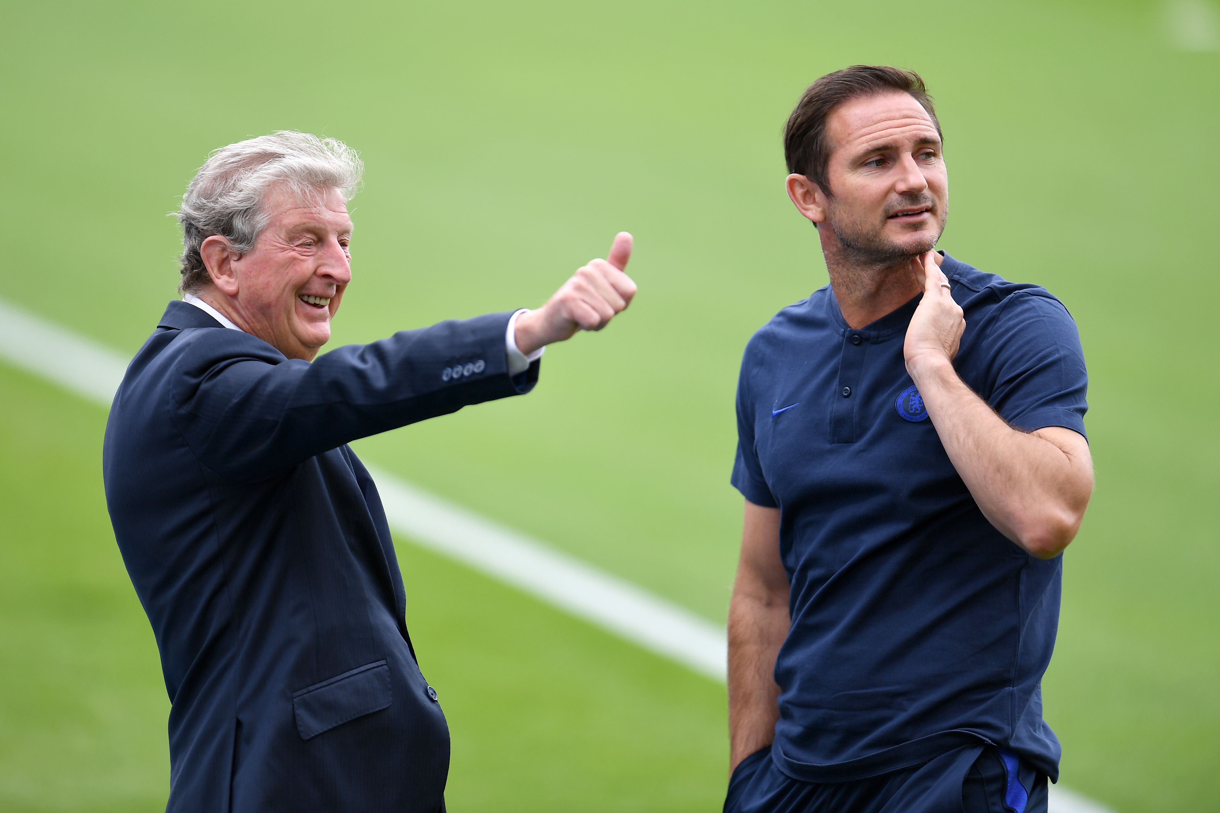 Roy Hodgson is pleased for Frank Lampard (Justin Setterfield/NMC Pool)