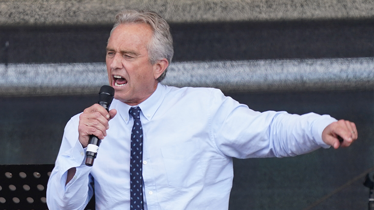 Watch live as anti-vaccine activist Robert F Kennedy Jr expected to announce presidential run