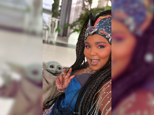 <p>Lizzo in ‘The Mandalorian’</p>