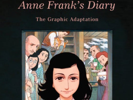 The cover of “Anne Frank’s Diary - The Graphic Adaptation,” which was removed from a Florida school district’s libraries after a parent complained