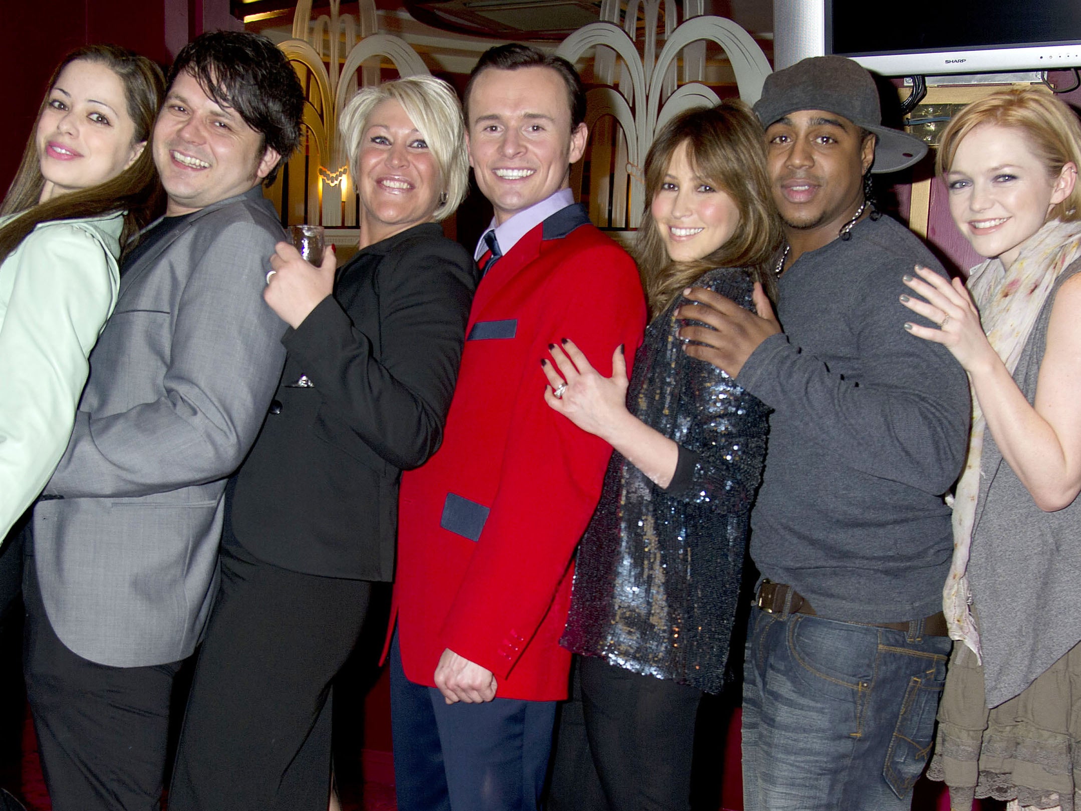 Paul Cattermole, second from left, pictured with his S Club 7 bandmates in 2011