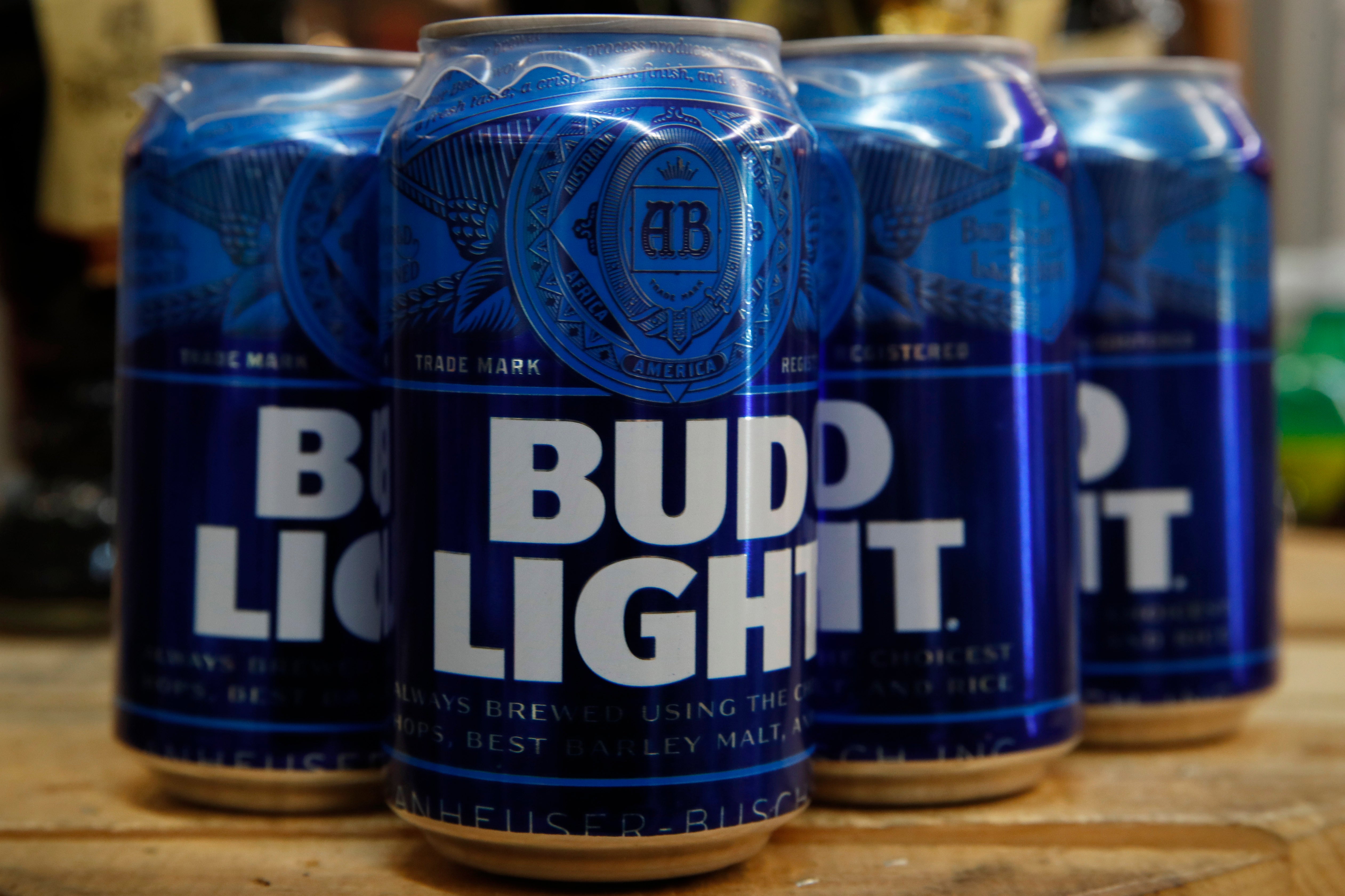 Cans of Bud Light beer are seen, Thursday Jan. 10, 2019, in Washington. On Friday, April 7, 2023 (AP Photo/Jacquelyn Martin, File)