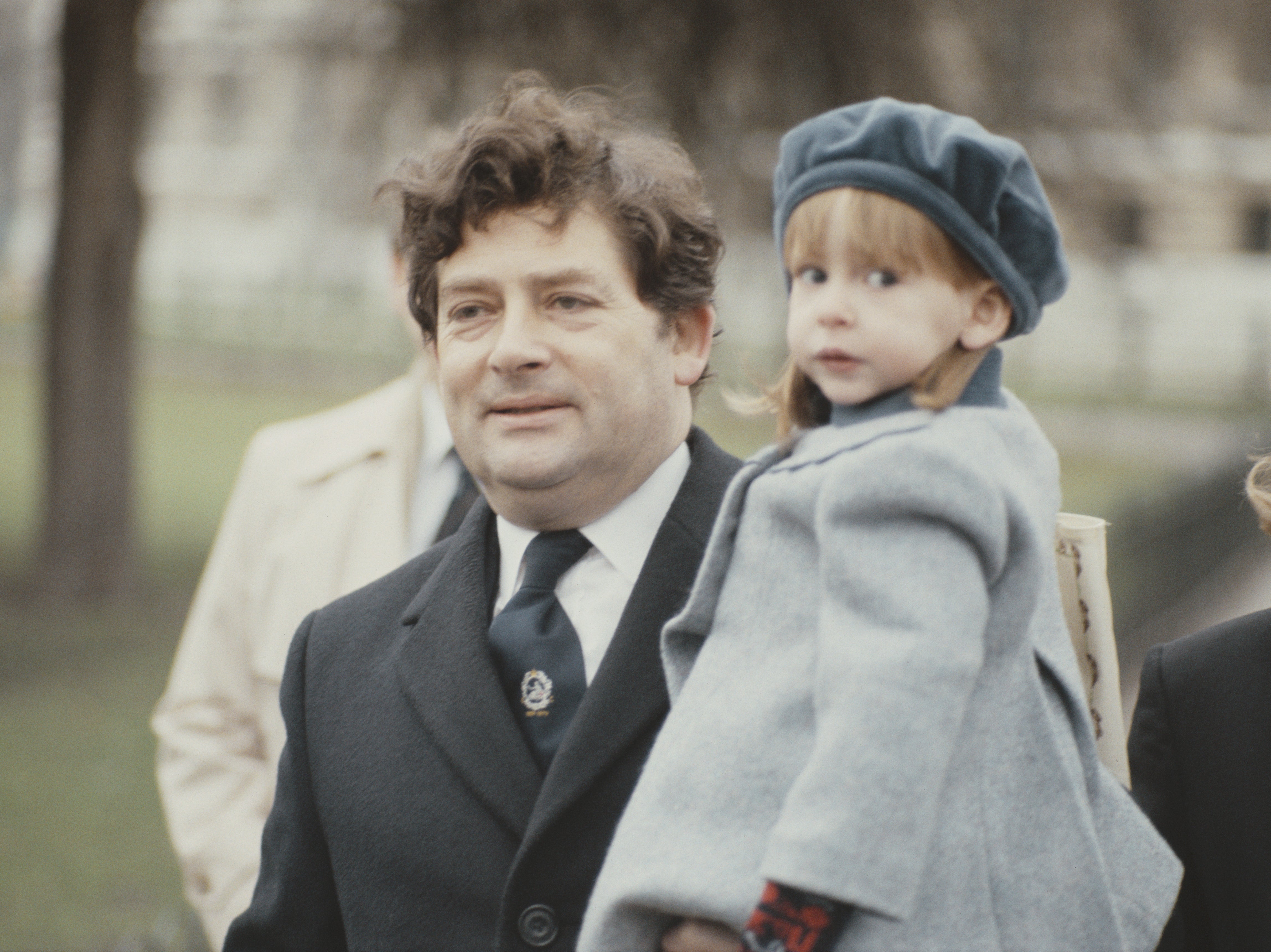 Lawson with daugter Emily in March 1984