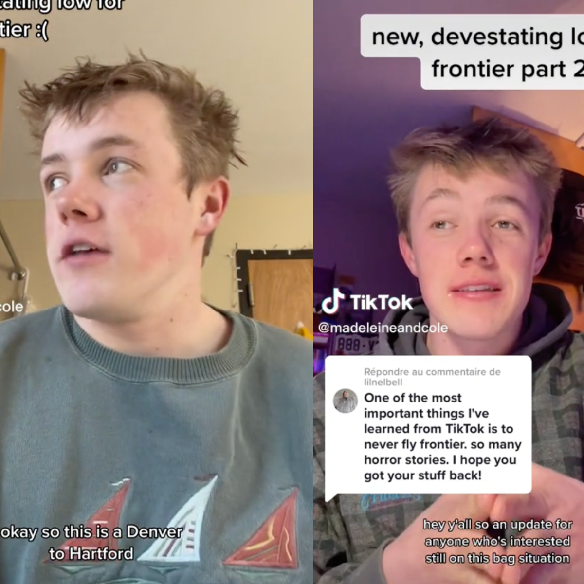 Man claims Frontier Airlines lost his baggage before company employee s grandfather brought it to him The Independent